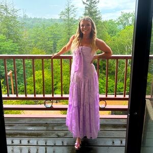 HELLO MOLLY lilac strapless dress - SOLD OUT ONLINE